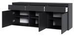 Sideboard hängend Evo Schwarz