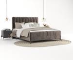 Boxspringbett Aggaz Braun - Breite: 120 cm