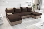 Ecksofa STARI-U Beige - Braun