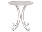 Table ronde CILENTO Gris - Métal - 71 x 75 x 71 cm