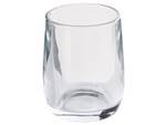 Badezimmer-Zubehör SONORA 4-tlg Silber - Glas - 11 x 21 x 11 cm