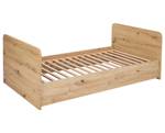 Umbauseiten für Kinderbett Marlon Braun - Holzwerkstoff - Kunststoff - 139 x 19 x 2 cm