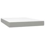 Boxspringbett 3017288-15 Hellgrau - Tiefe: 203 cm