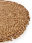 Tapis de jute Sol Beige - Fibres naturelles - 115 x 1 x 115 cm