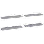 Wandregal (4er Set) 3016416-6 Grau - 24 x 90 cm - Anzahl Teile im Set: 4