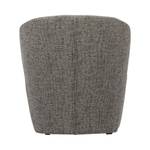 Fauteuil en tissu bouclette gris Gris