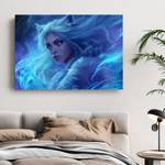 Bild Cyber Gamer X Blau - 120 x 80 cm