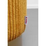 Tabouret Cherry Cord jaune et laiton Jaune - Textile - 35 x 42 x 35 cm