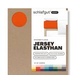 Spannbettlaken Jersey Elasthan Orange - Breite: 180 cm