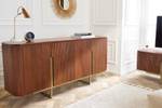 Sideboard GATSBY Braun - Massivholz - Holzart/Dekor - 160 x 75 x 40 cm