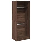 Kleiderschrank 298537-6 Dunkelbraun - Breite: 80 cm