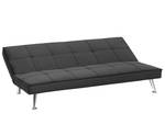 3-Sitzer Sofa HASLE Grau - Silber