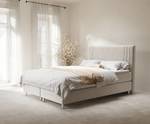 Boxspringbett Casone Ecru - Breite: 140 cm