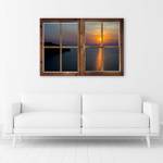 Sonnenuntergang Fensterblick Wandbilder