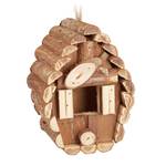 Mini nid d’oiseau en bois Marron - Bois manufacturé - 11 x 25 x 8 cm