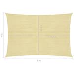 Voiles d'ombrage 3016419-4 Beige - 600 x 500 cm