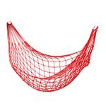 Leichte Netzhängematte in Rot Rot - Textil - 140 x 2 x 436 cm