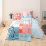Bettwäsche Boho Style mit Traumfänger Blau - Orange - Pink - Textil - 135 x 200 x 1 cm