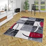 Designer Teppich Brilliant Trend Rot - 80 x 150 cm