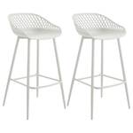 Tabourets IREK (Lot de 2) Blanc