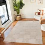 Tapis CURICO Beige - Matière plastique - Textile - 160 x 1 x 220 cm