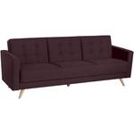 Julian Sofa 3-Sitzer mit Bettfunktion Bordeaux