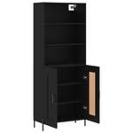 Highboard DE3095 Schwarz - Holzwerkstoff - 34 x 180 x 70 cm