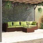 Salon de jardin (lot de 5) 3013629-9 Marron - Vert