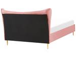 Doppelbett CHALEIX Gold - Pfirsich - Pink - Breite: 148 cm