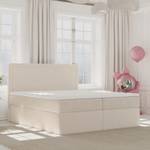 Premium Boxspringbett Jodan Stoff Baloo Steingrau - Breite: 162 cm