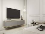 Fernsehtisch ORO RTV135 Gold - Grau