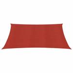 Voile solaire 3006391-6 Rouge - 500 x 500 cm