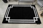 Teppich Hampton Lux Schwarz 160 x 220 cm