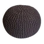 Sitzpouf Runde Braun - 55 x 37 x 55 cm - Naturfaser