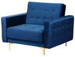 Sessel ABERDEEN Blau - Gold - Marineblau