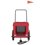 Remorque vélo pour chien 3028772-2 Rouge - 55 x 53 x 120 cm