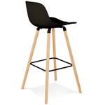 Tabouret De Bar TATSU Noir - Matière plastique - 49 x 96 x 48 cm