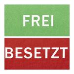 Türschild Besetzt Frei 3er Set Anzahl Teile im Set: 3