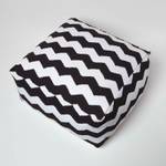 Designer Hocker Pouf Chevron 60 x 30 x 60 cm