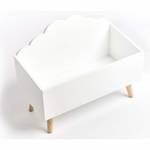 Récipient de rangement CLOUD Blanc - Bois manufacturé - 28 x 45 x 58 cm