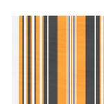 Tissu d'auvent de remplacement 3007858 Noir - Orange - 345 x 430 cm