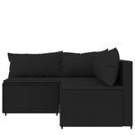 Salon de jardin 3029628-2 (lot de 3) Noir