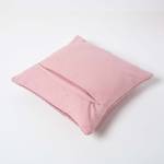 Luxuriöser Pannesamt-Kissenbezug Pink - 40 x 40 cm