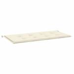 Coussin de banc de jardin Blanc crème