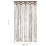 Vorhang 3004748 Grau - Textil - 140 x 1 x 240 cm
