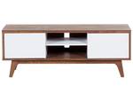 TV-Möbel ROCHESTER Braun - Weiß - Holzwerkstoff - 142 x 53 x 40 cm