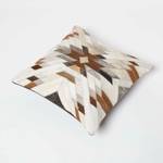 Fellkissen Patchwork geometrisch -