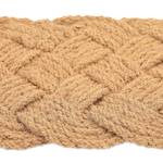 Paillasson coco style nœud marin naturel Beige - Fibres naturelles - 75 x 3 x 45 cm