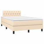 Boxspringbett 3017287-22 Creme - Breite: 120 cm