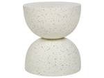 Table d'appoint CAORIA Gris - Blanc - Céramique - 40 x 46 x 40 cm